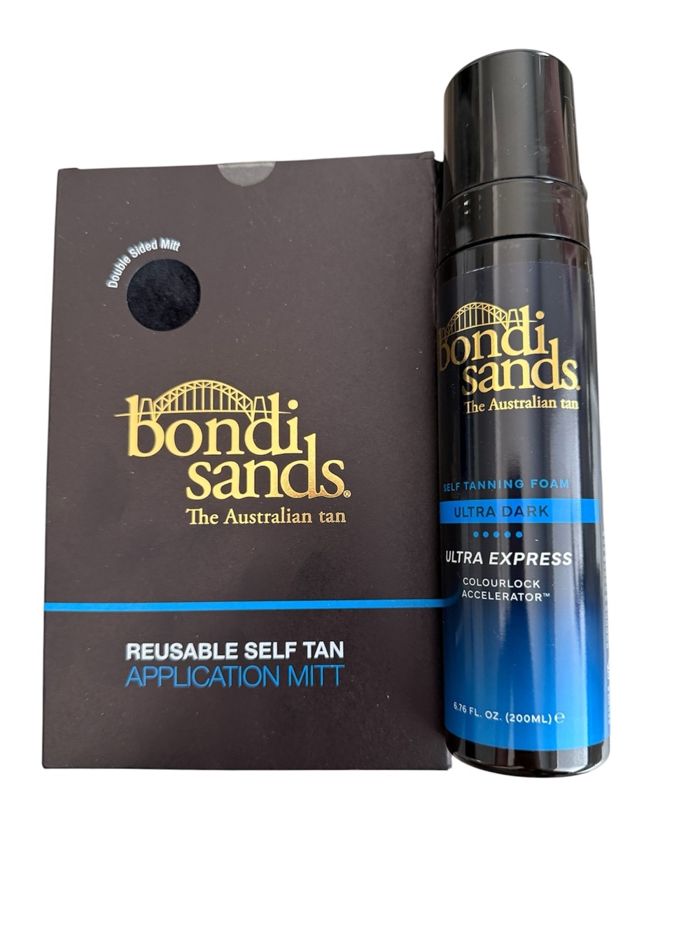 Bondi Sands Ultra Dark Self Tanning Foam + Mitt. BRAND NEW